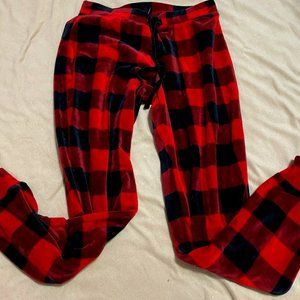 fleece w/ velvet strings CYNTHIA ROWLEY pj pants